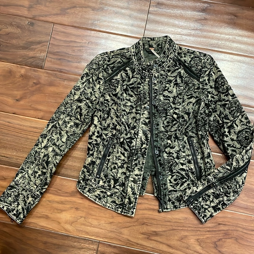 Free People Motorcycle Jacket